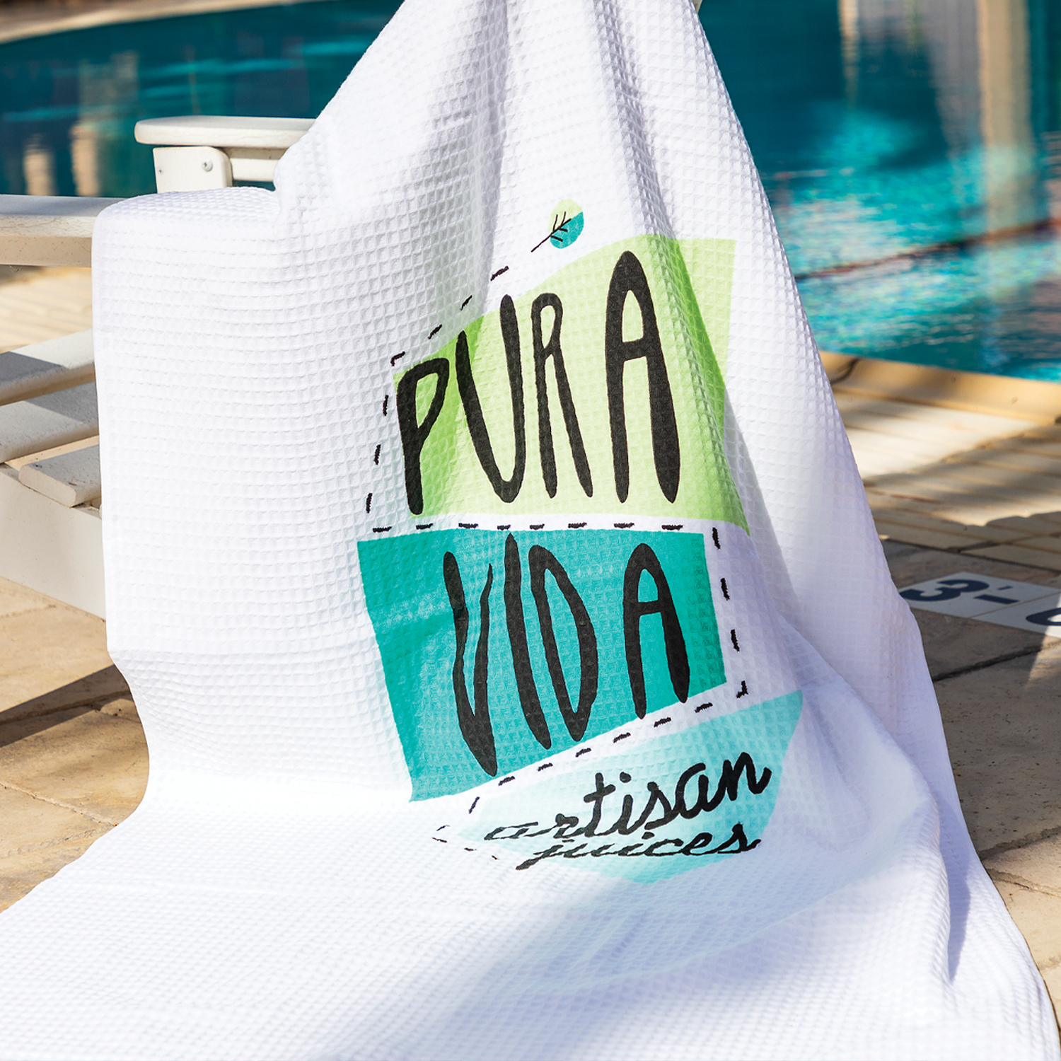 35 X 60 100% cotton waffle towel 3