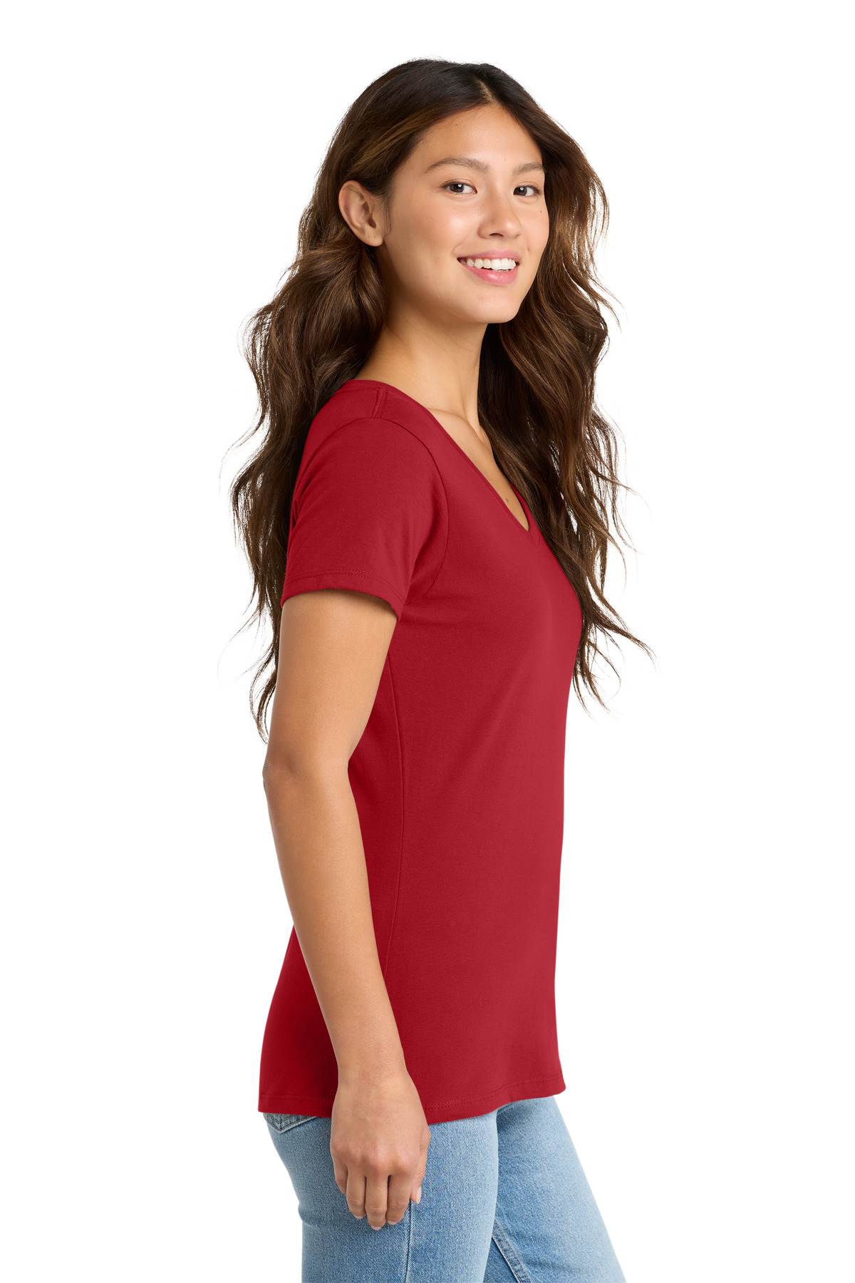 Port & Co Women's Fan Favorite V-Neck Tee. LPC450V 115