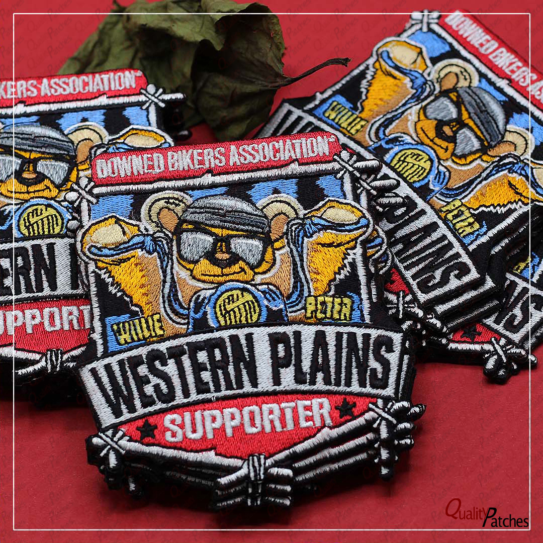 Custom Die Cut Embroidered Patches 23