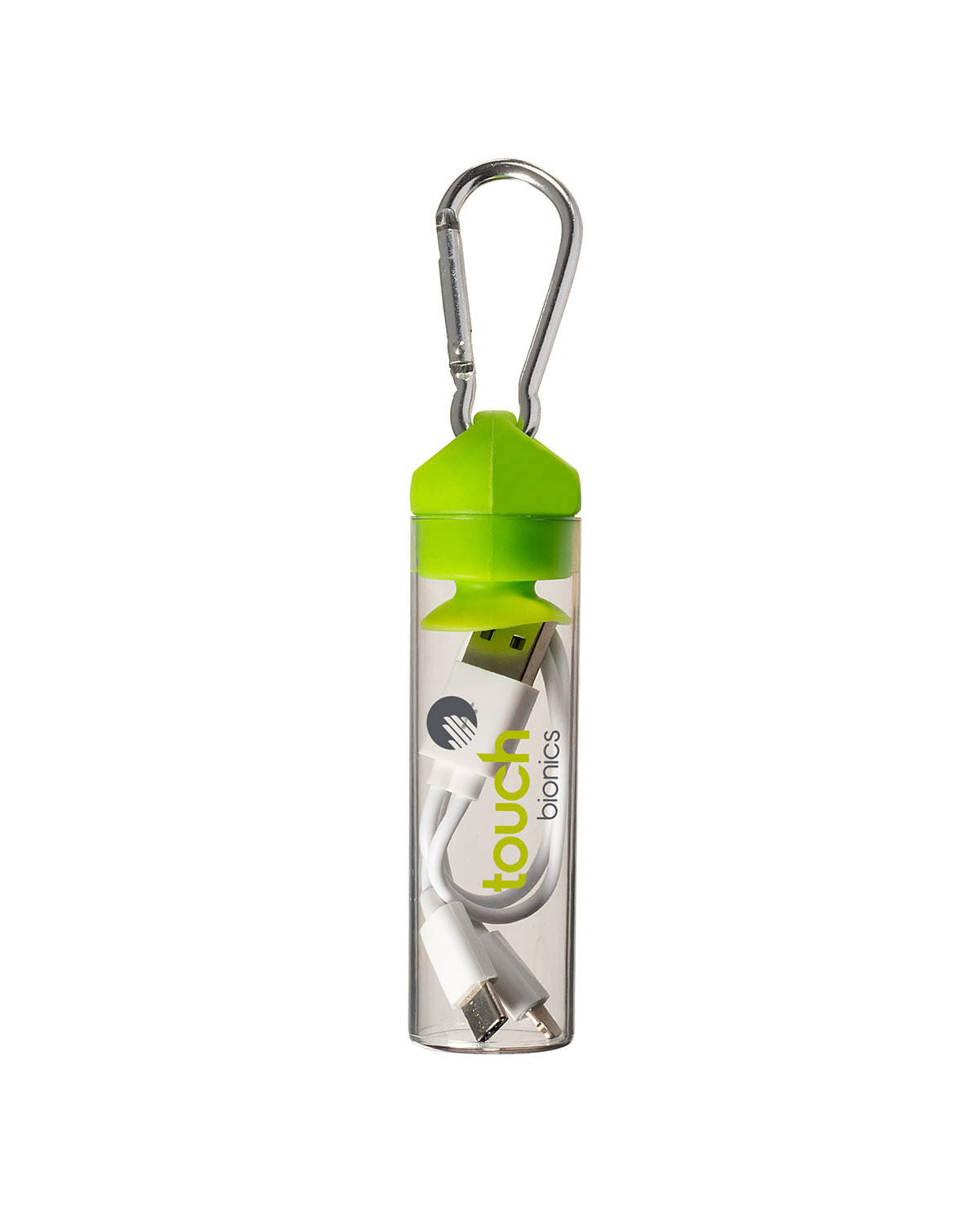 3-in-1 Charger Cable in Carabiner Storage Tube 2