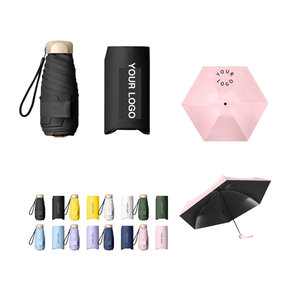 Durable Impact Cloth Pocket Umbrella with Portable Frame 3