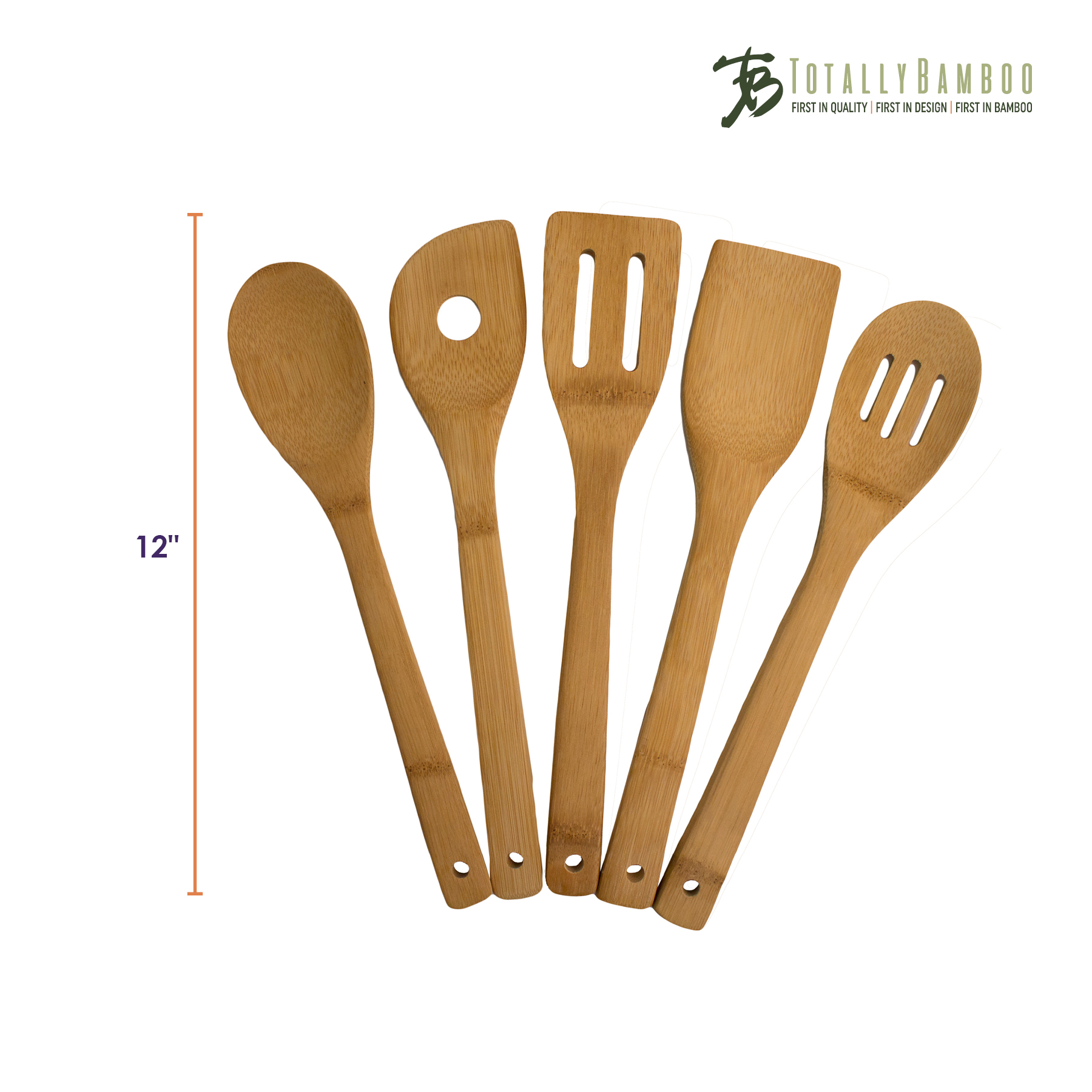 5-Piece Bamboo Cooking Utensil Set 6