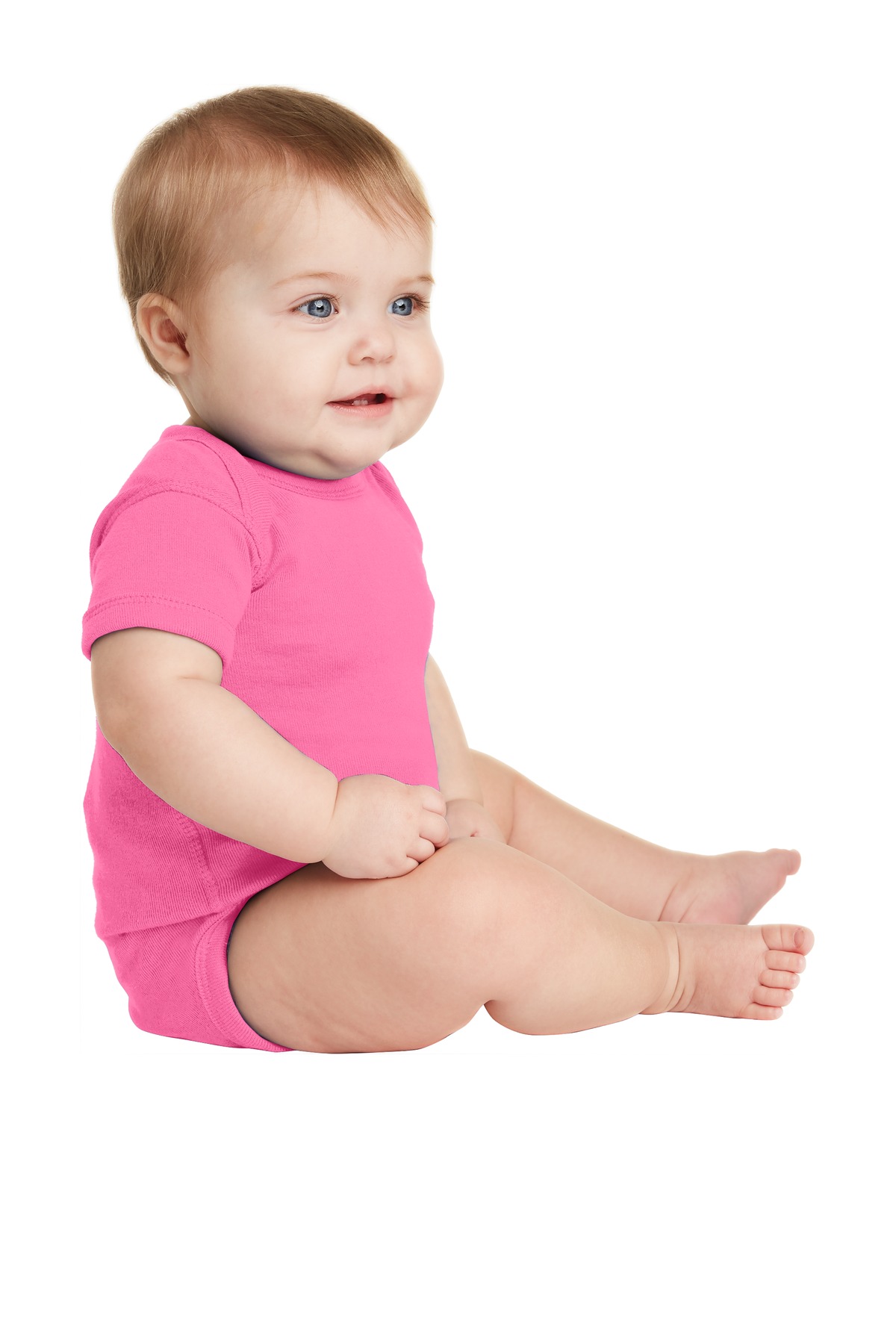 Rabbit Skins Infant Short Sleeve Baby Rib Bodysuit. RS4400 9