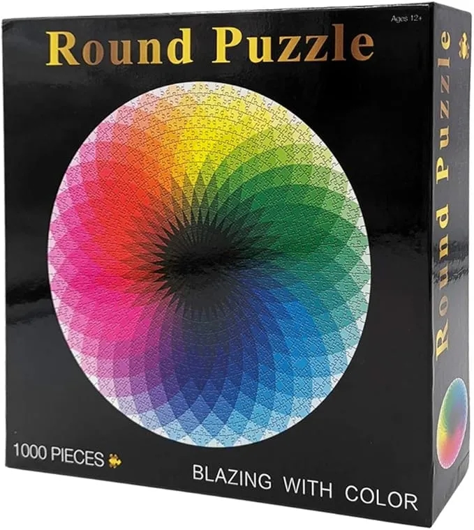 Custom Circle Round JigsawPuzzles for Adults 1000 Pcs Game 1