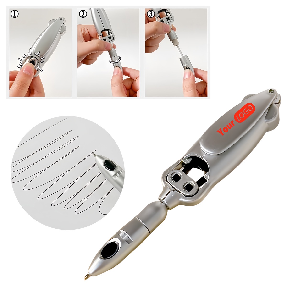 Stress Relief Bendable Ballpoint Pen 2