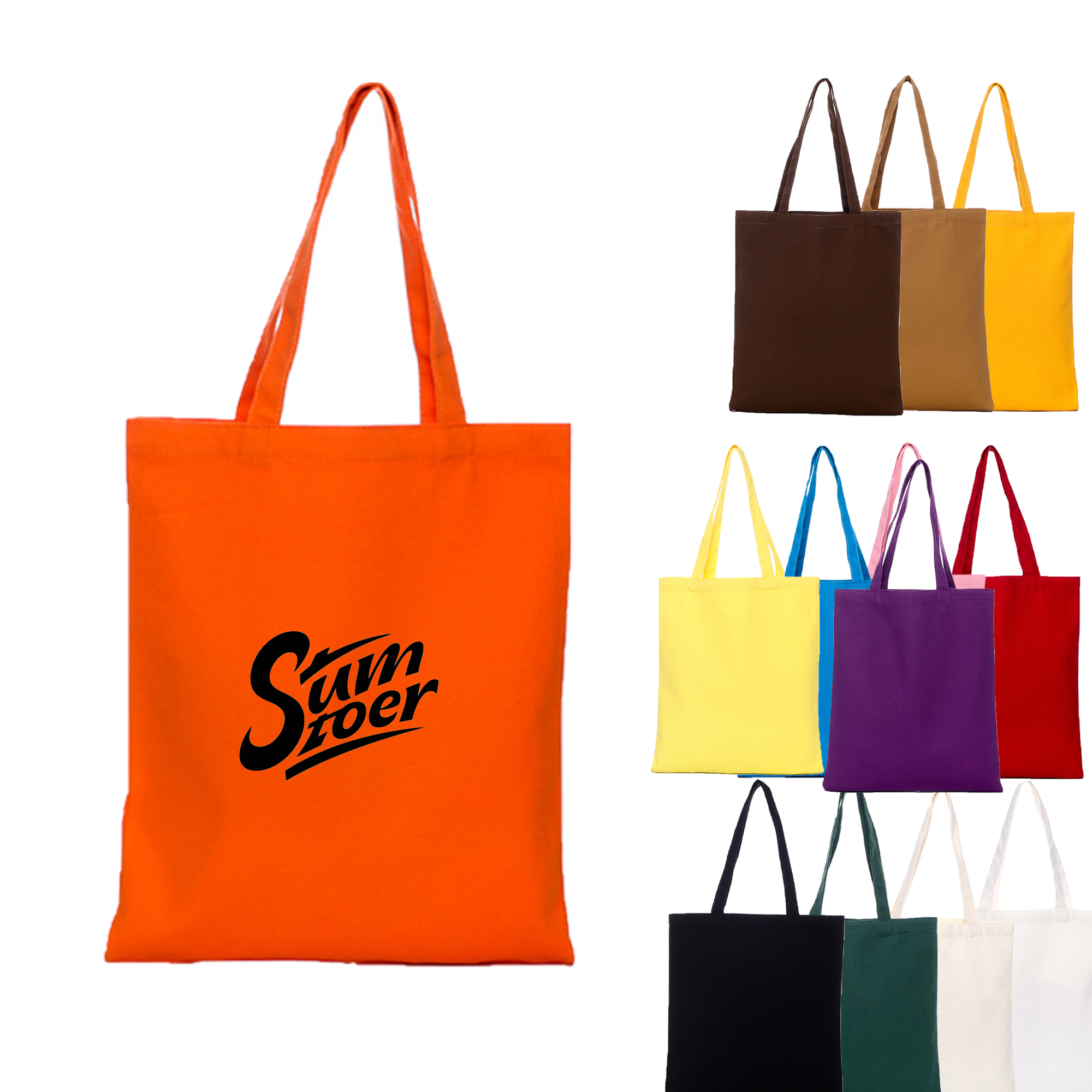 Cotton-Made Canvas Bag, custom tote bag with logo imprint 2