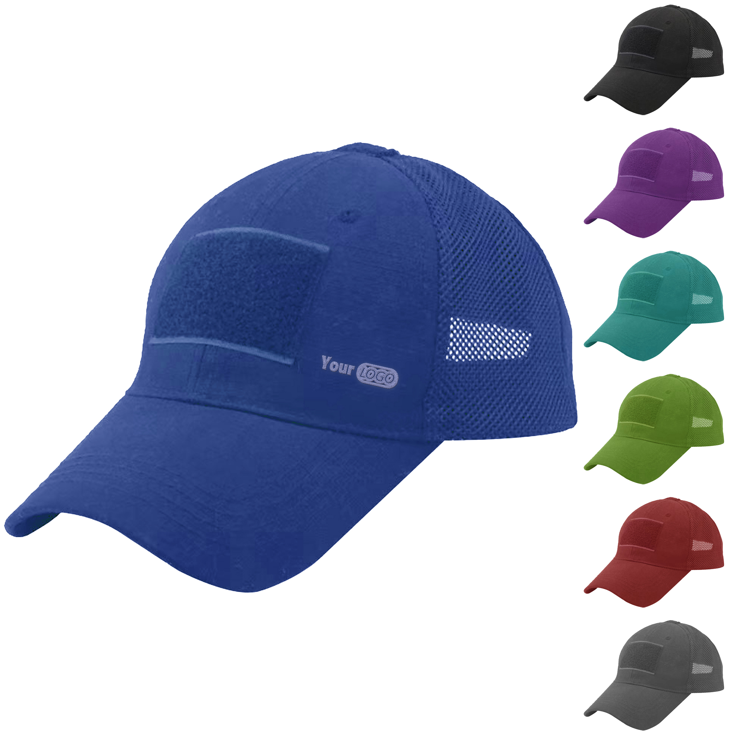 Polyester Customizable Tactical Mesh Cap 6