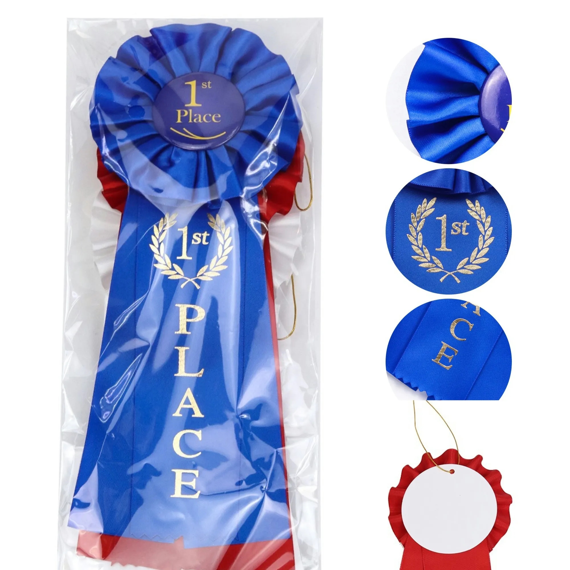 Rosette Ribbon Badge w/Streamers 3