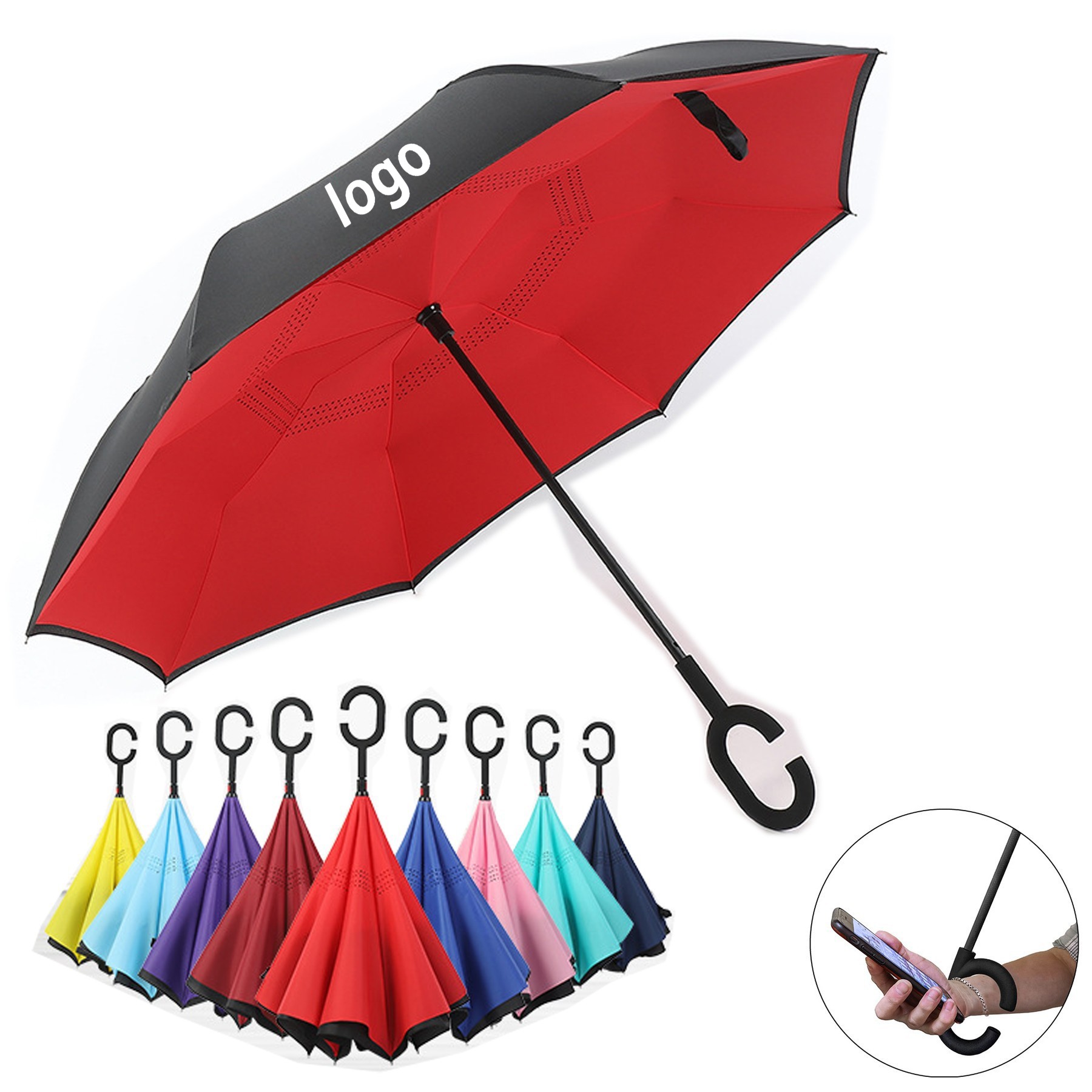 Reverse Folding Umbrella