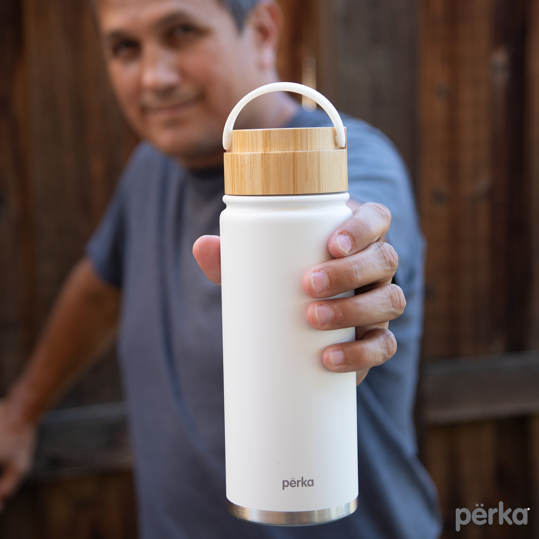 Perka® Lennox 18 oz. Double Wall, Stainless Steel Bottle 32
