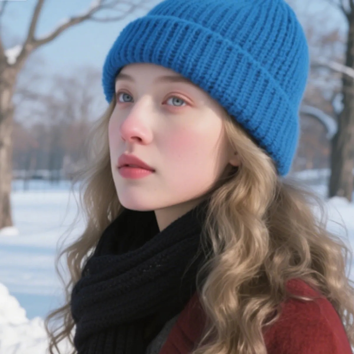 Warm Ribbed Knit Beanie Hat For Winter Comfort 2