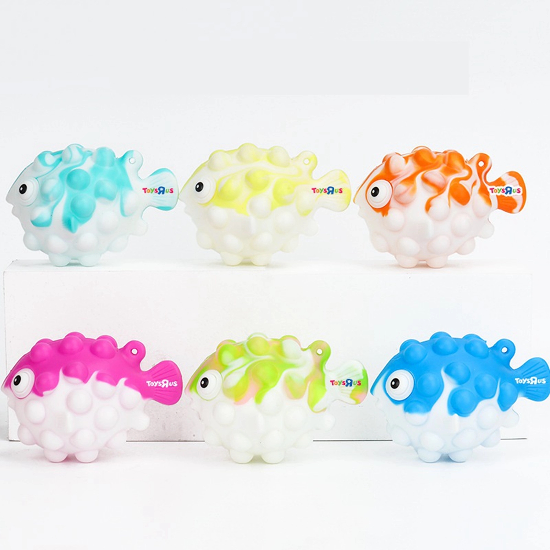 Globefish Shaped Push Pop Bubble Anti Stress Ball 6