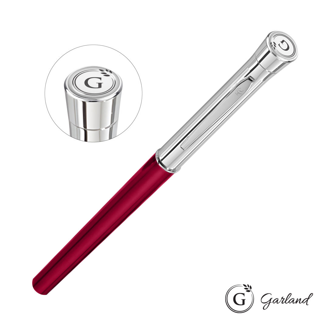Garland® Monogram Rollerball Pen - Chrome 8