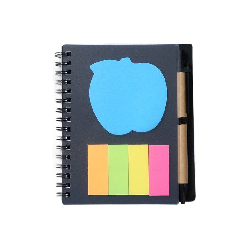 A6 Spiral Notebook W/ Pens & Sticky Notes 11