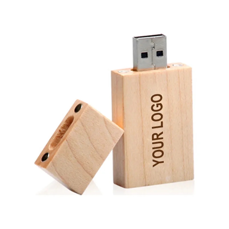 Wooden USB Flash Drive U Disk 3