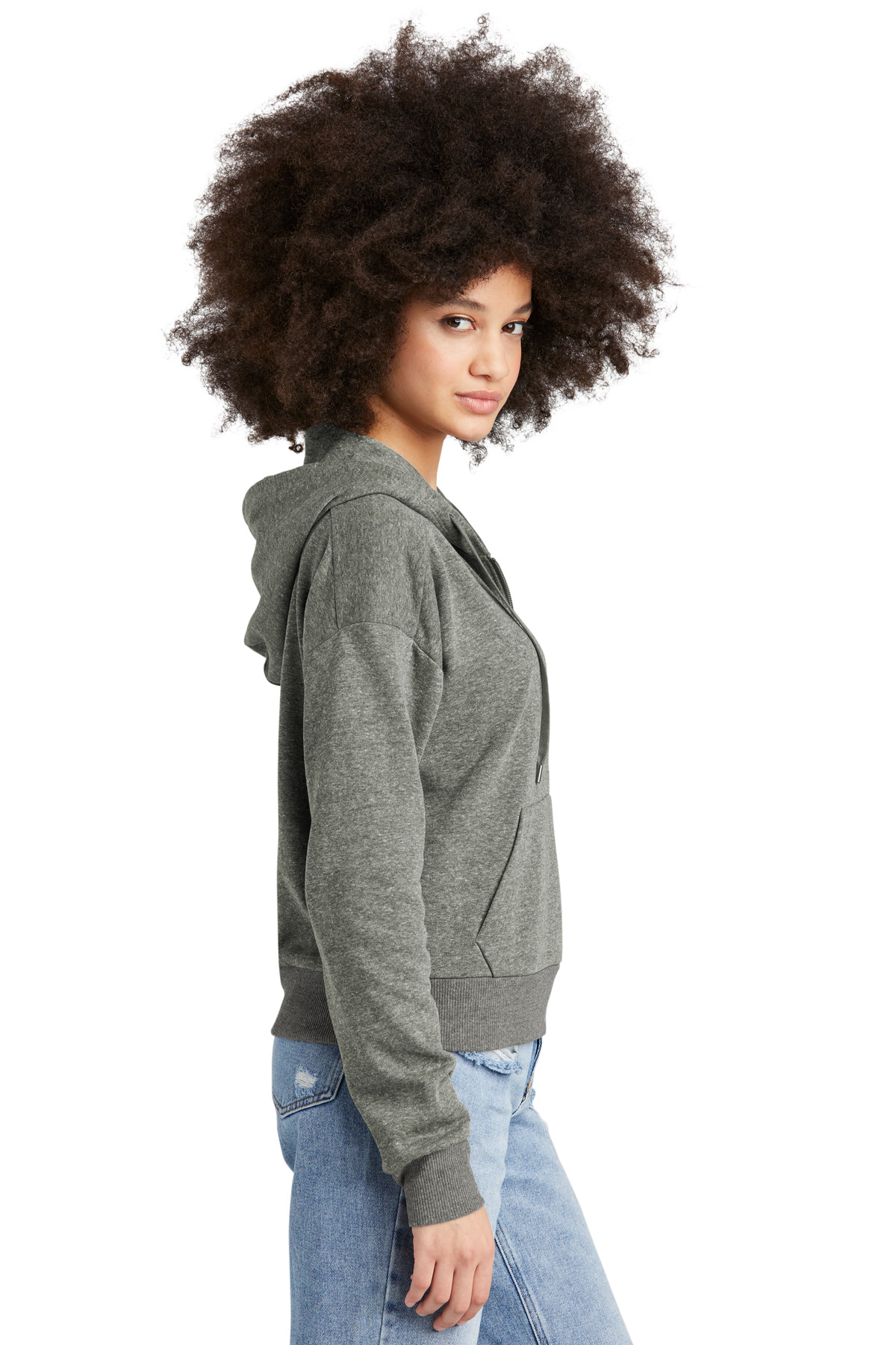 District Women's Perfect Tri Fleece 1/2-Zip Pullover DT1311 23