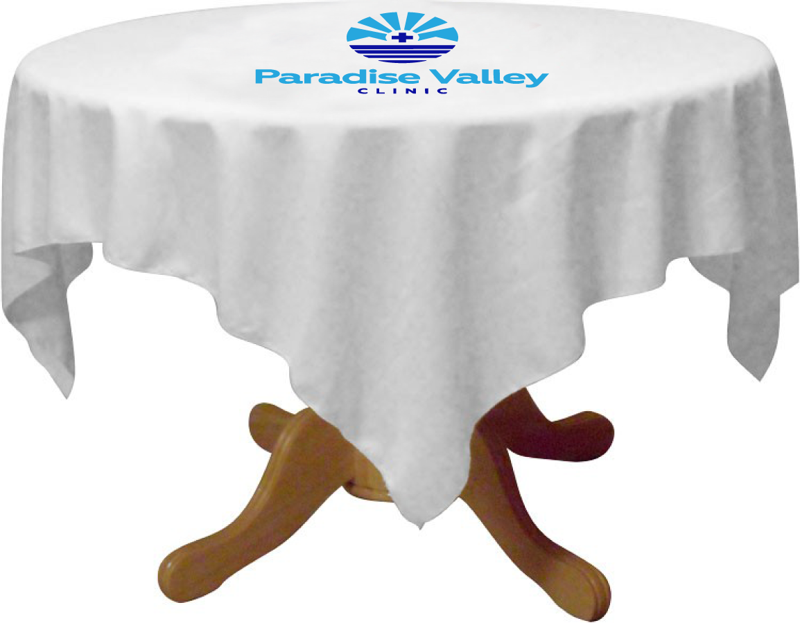 Draped 36 in. Table Throw