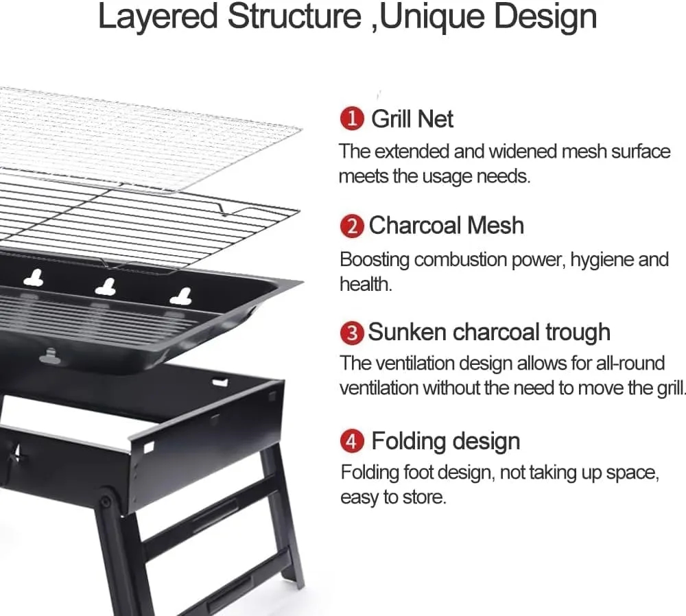 17" Portable Charcoal Grill 7