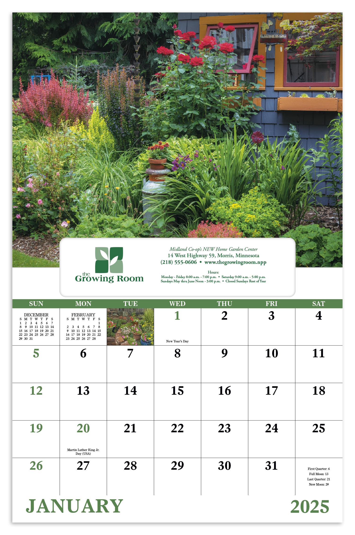 Good Value™ Garden Walk - Window Calendar 39
