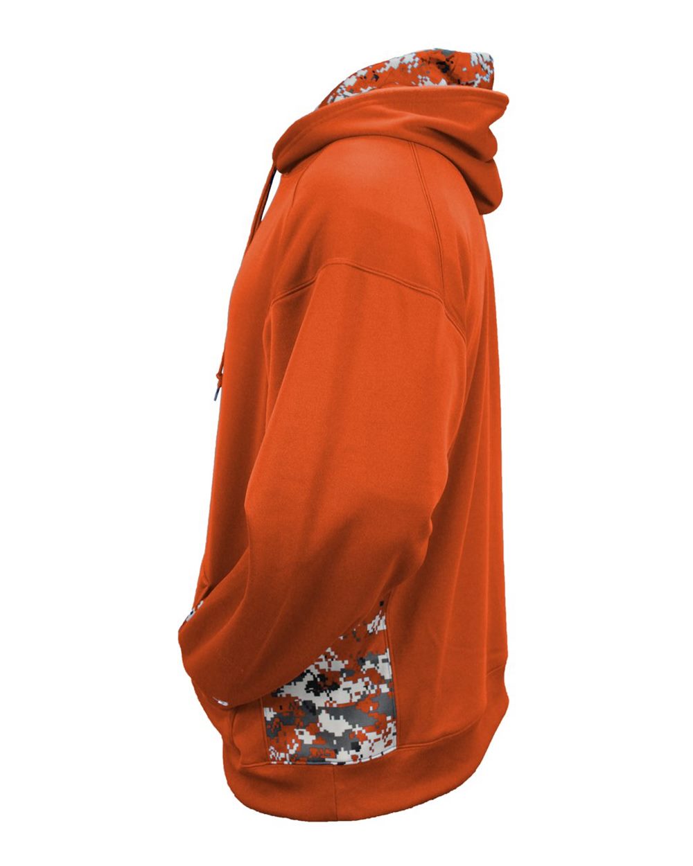 Youth Digital Camo Colorblock Performance Fleece Hooded Sweatshirt - 2464 34