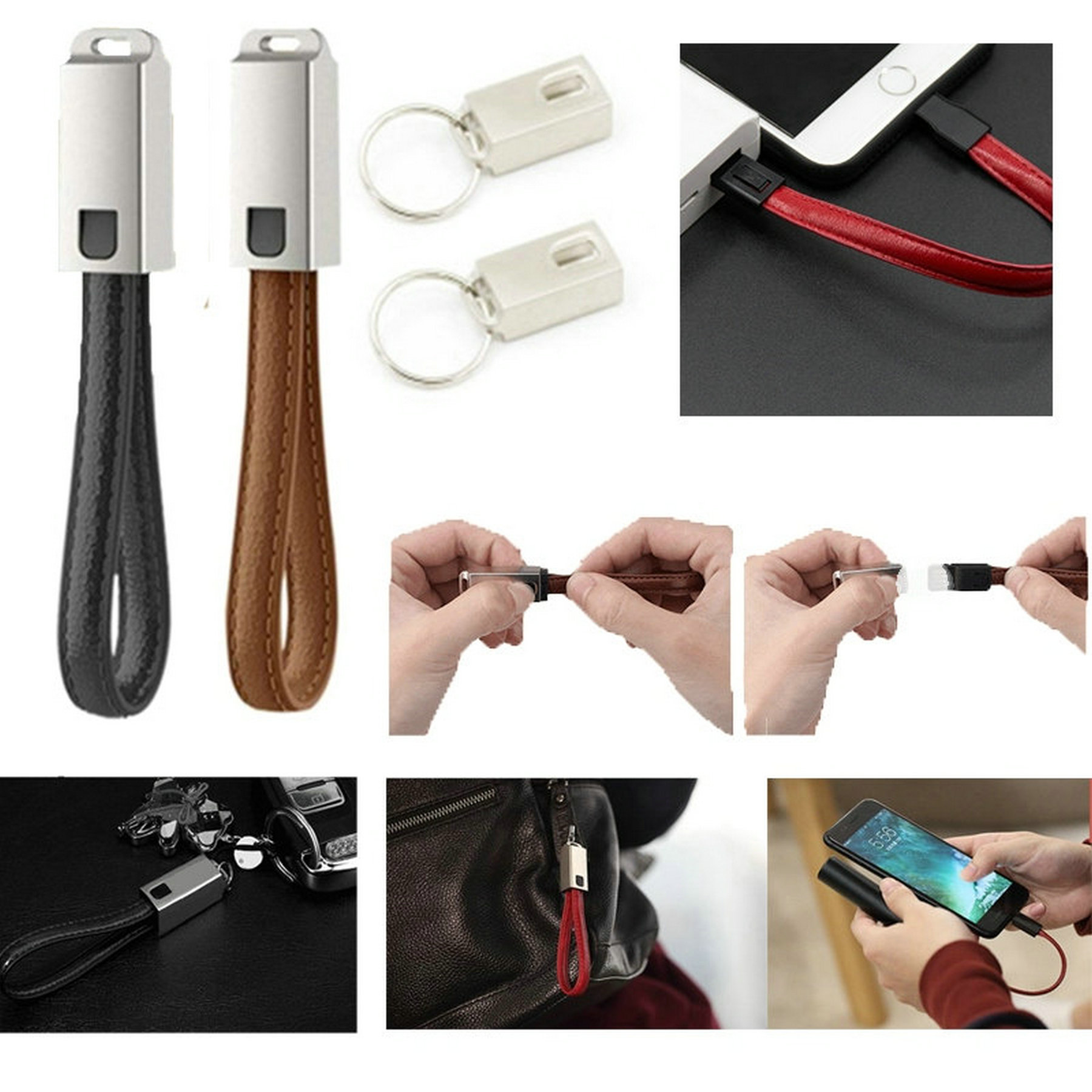 Keychain Style USB Charging Cable 2
