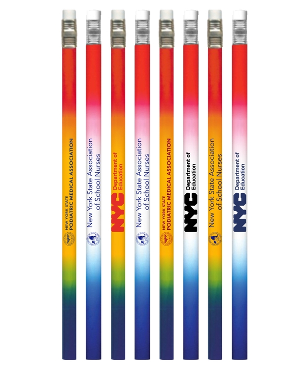 Union Printed - Patriotic Colored Pencils with 1-Color Logo 1