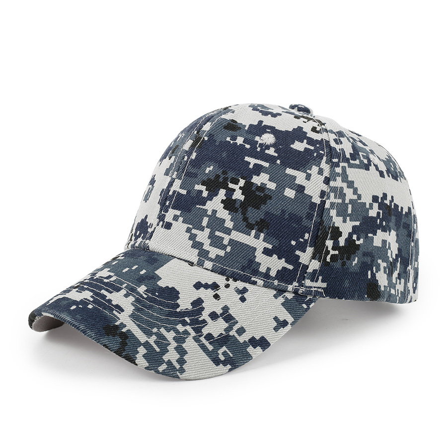 Stock Camo Polyester 6-Panel Baseball Cap 8