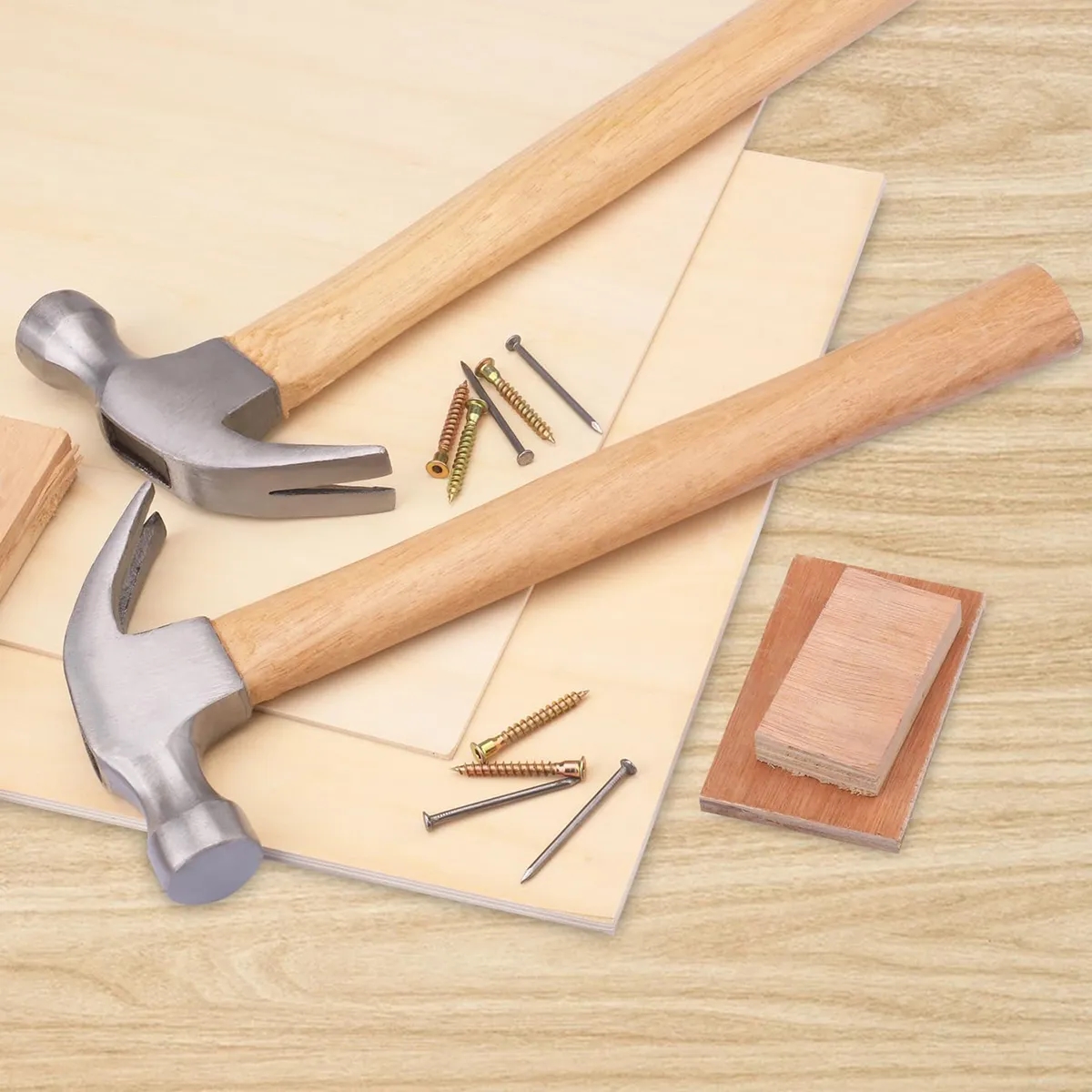 16 OZ Claw Hammer with Wood Handle 5