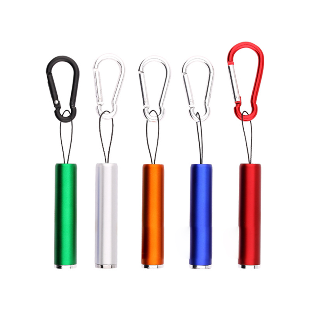 Mini LED flashlight electric torch key ring 6