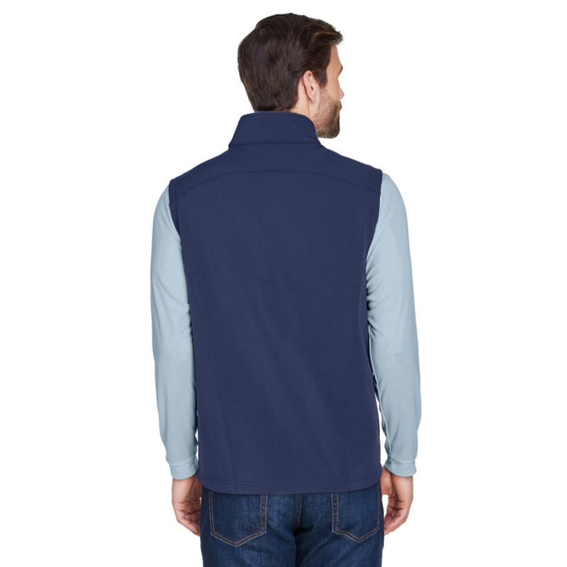 CORE365 Men's Cruise Two-Layer Fleece Bonded Soft Shell Vest 9