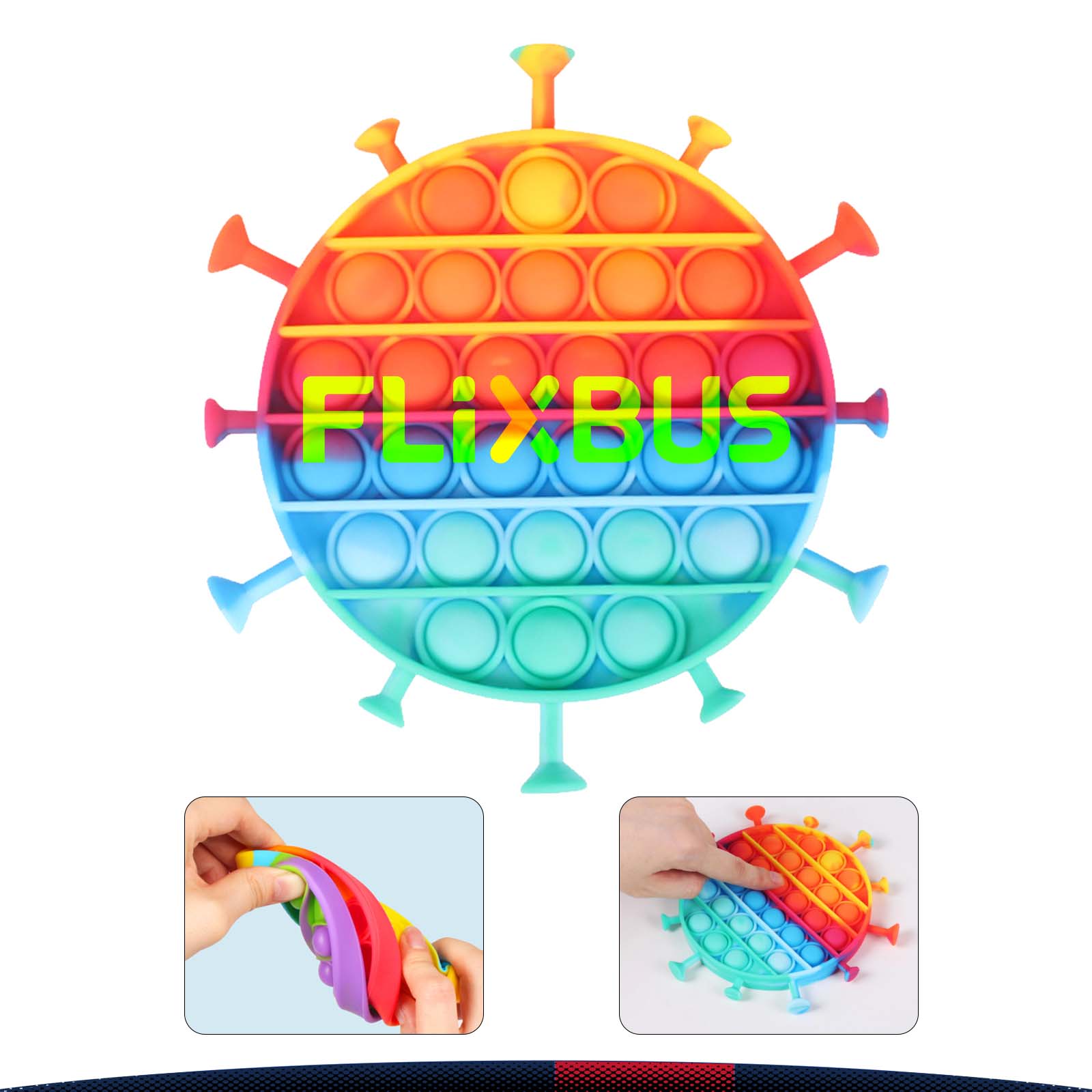 Carsyn Rainbow Bubble Fidget Toy 2