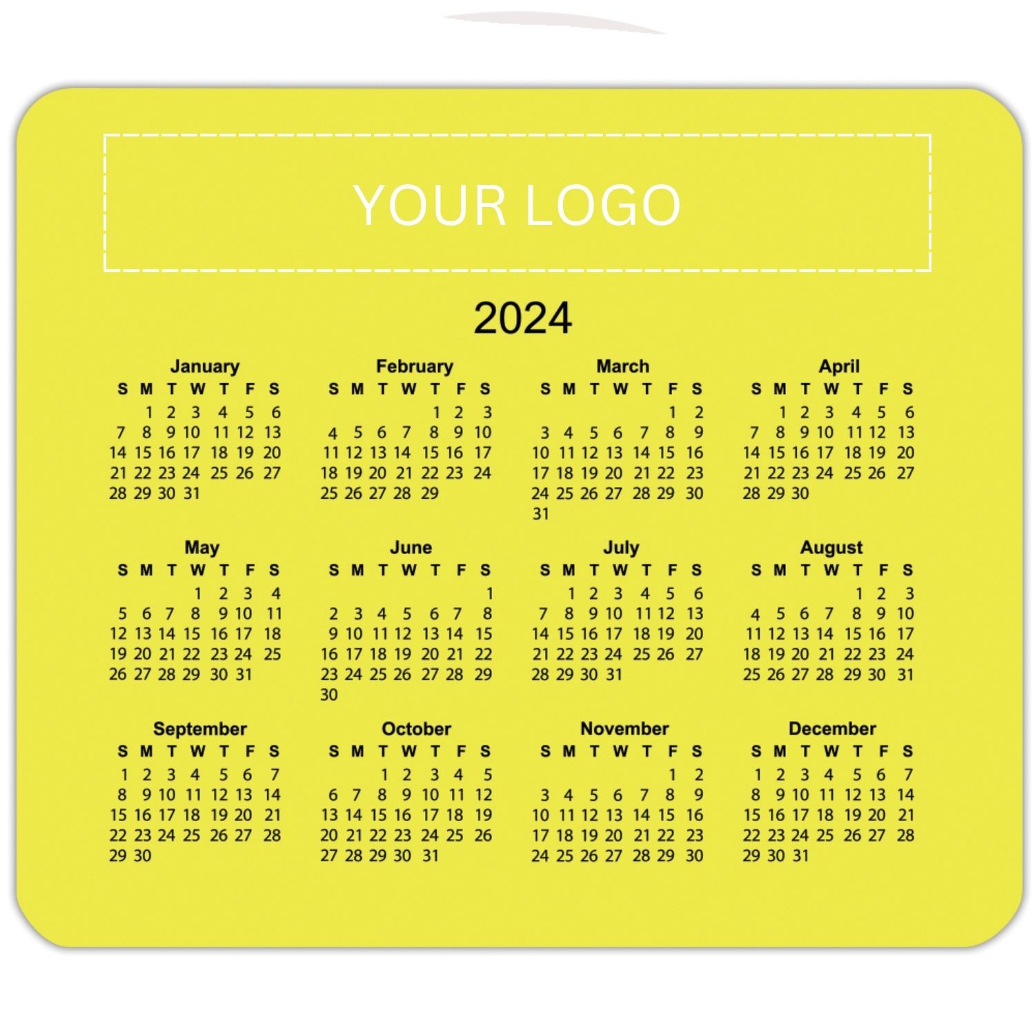 Calendar Mouse Pad 6