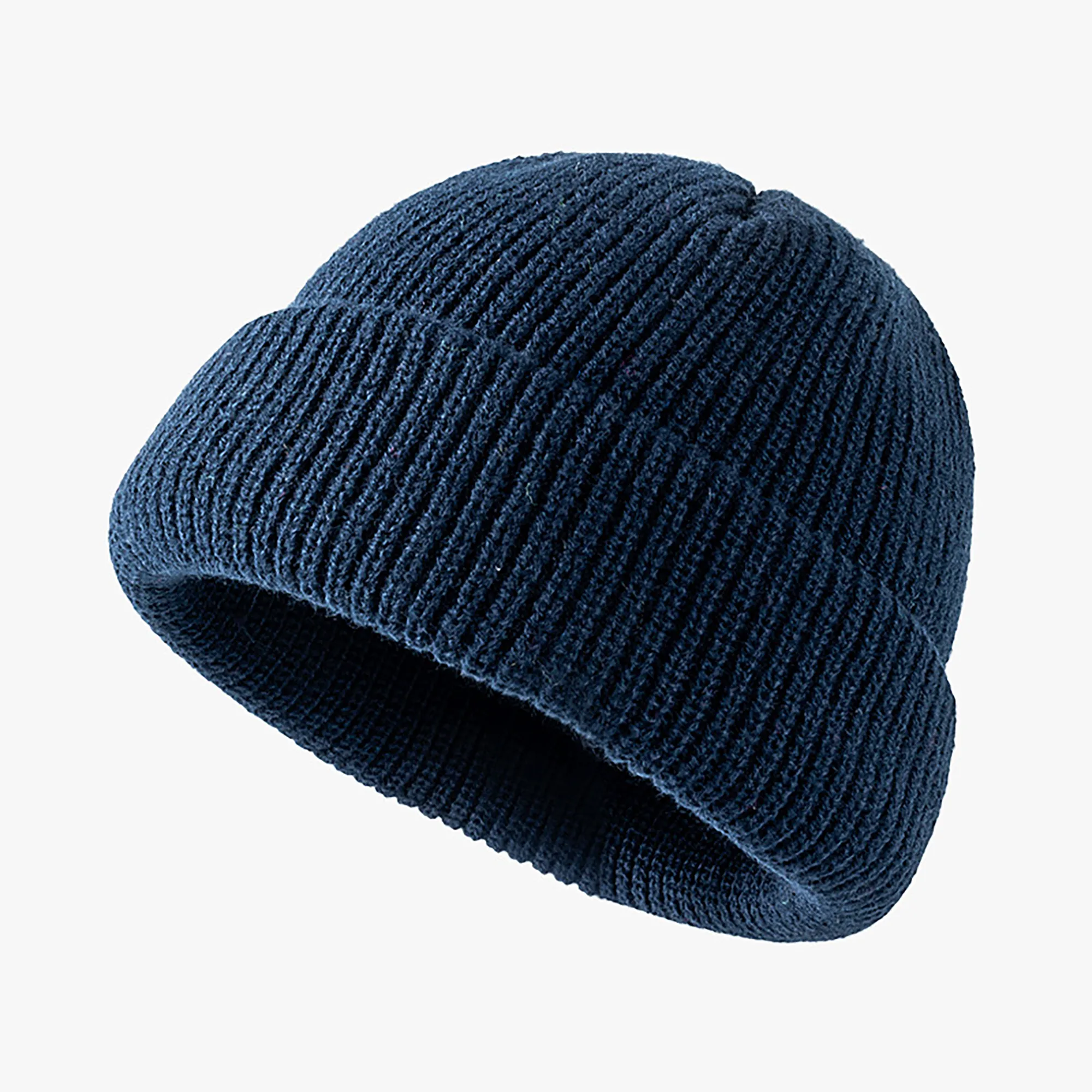 Warm Soft Knitted Beanie Hat Solid Color Premium Cuffed Knit 14