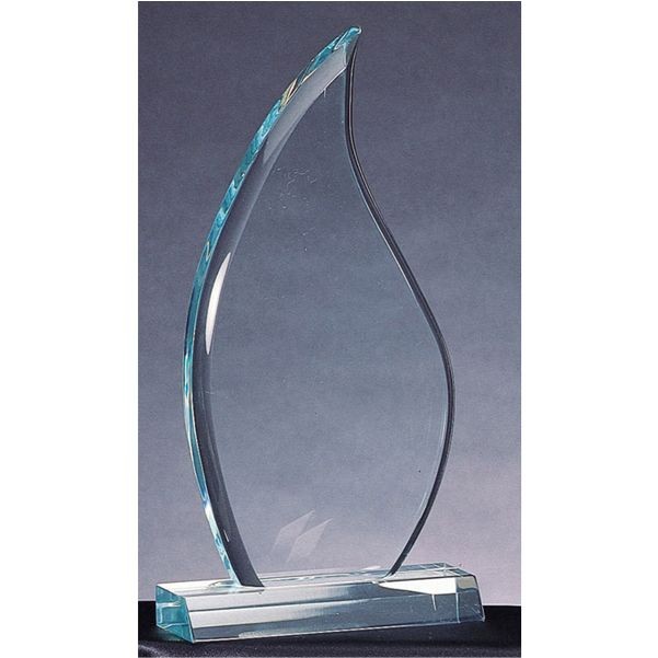 10 1/2" Flame Jade Acrylic Award 1