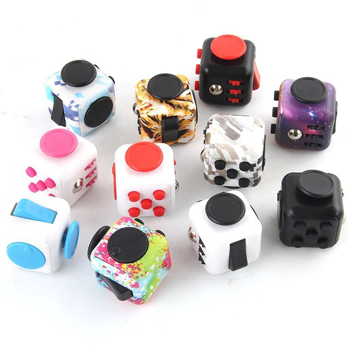 Relieves Stress And Anxiety Anti Depression Fidget Cube 4