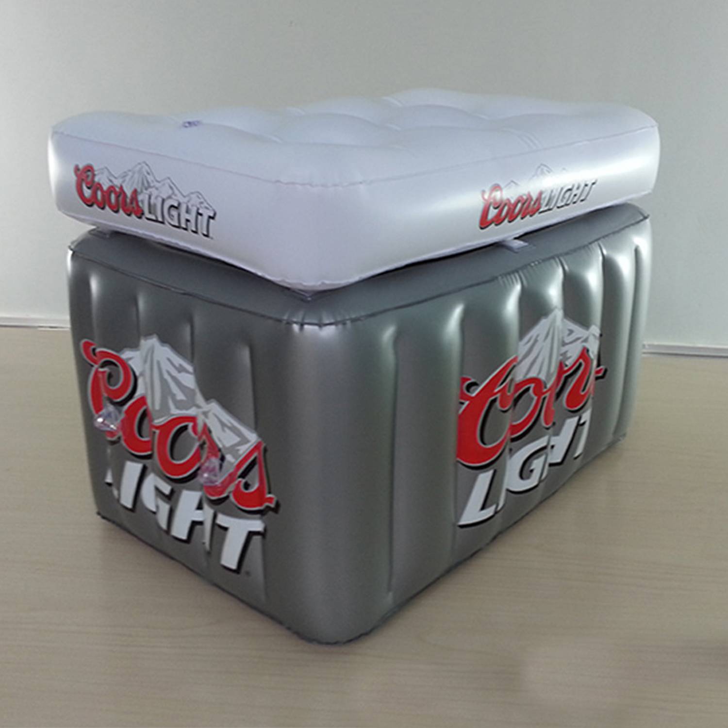 Custom PVC Inflatable Square Beer Ice Bucket 2