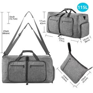 17Gal Travel Duffel Bag Water-Proof Folding Suitcase 5