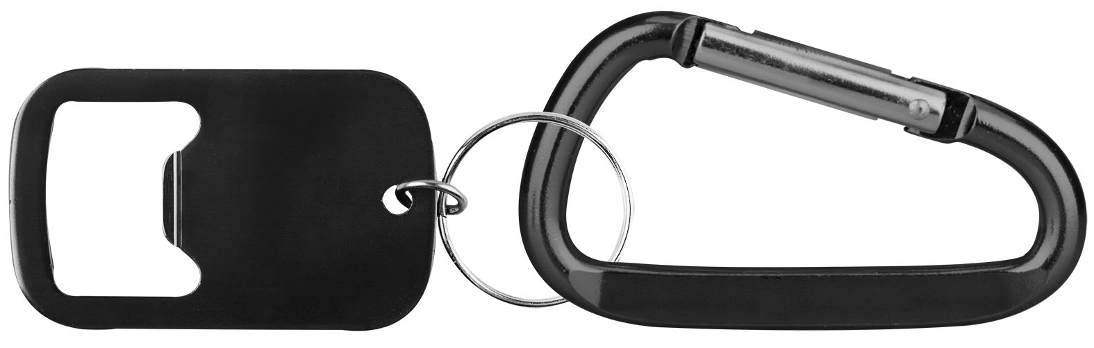 Meal Bottle Opener with Key Ring & Carabiner 1