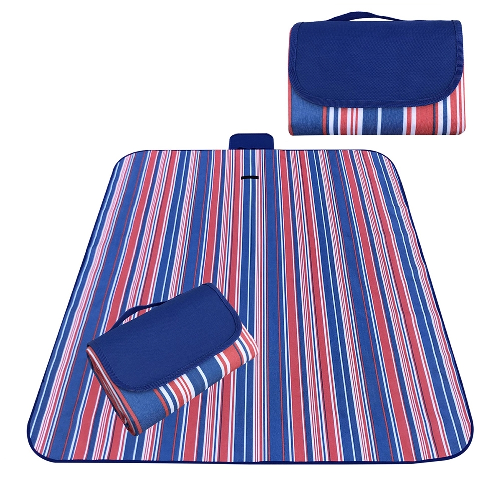 Outdoor Waterproof Backing Foldable Picnic Blanket- Large 7