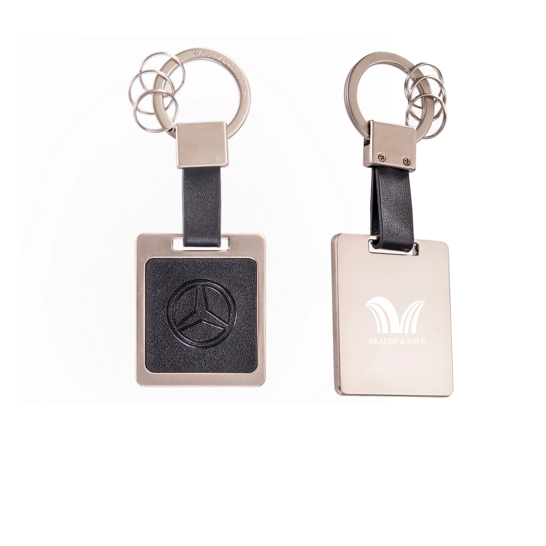 Custom PU Leather  Keychain Keg Ring 2