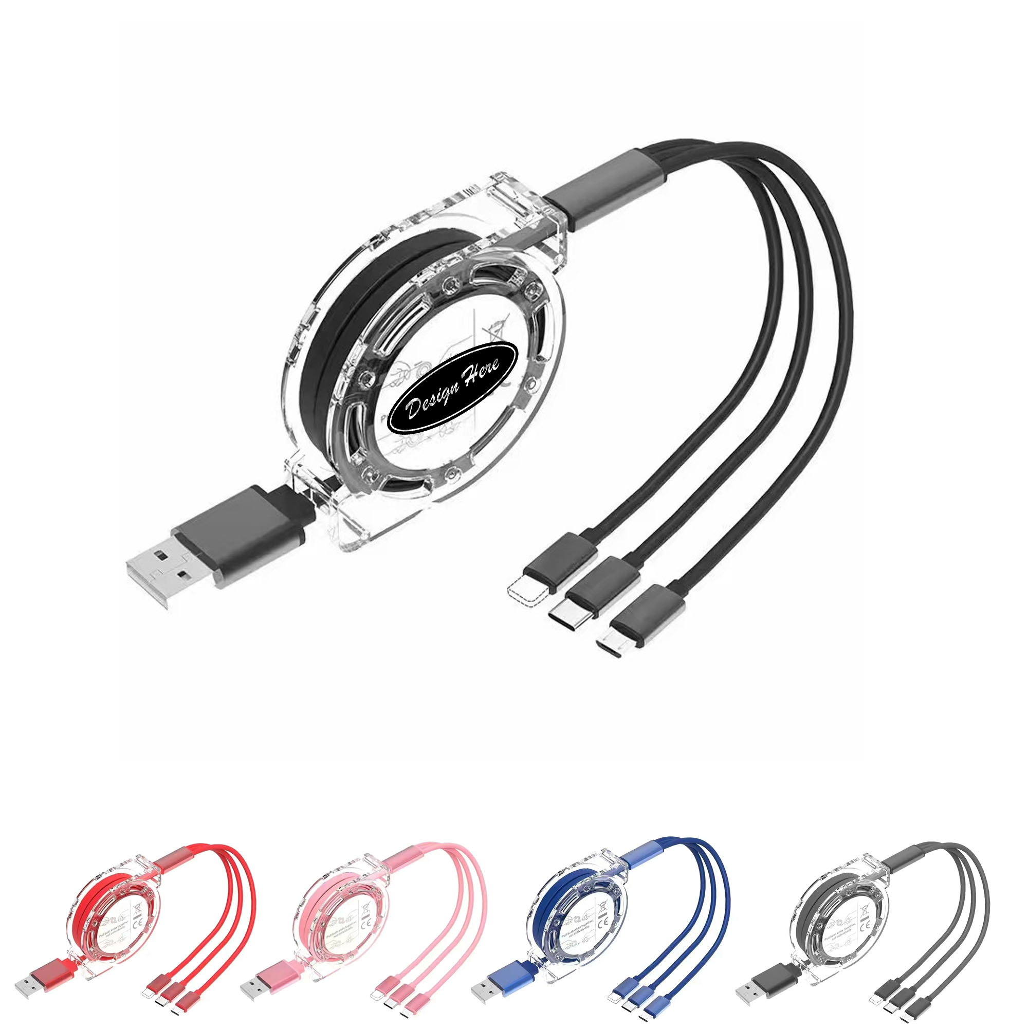 3 in 1 USB Charging Cable 1