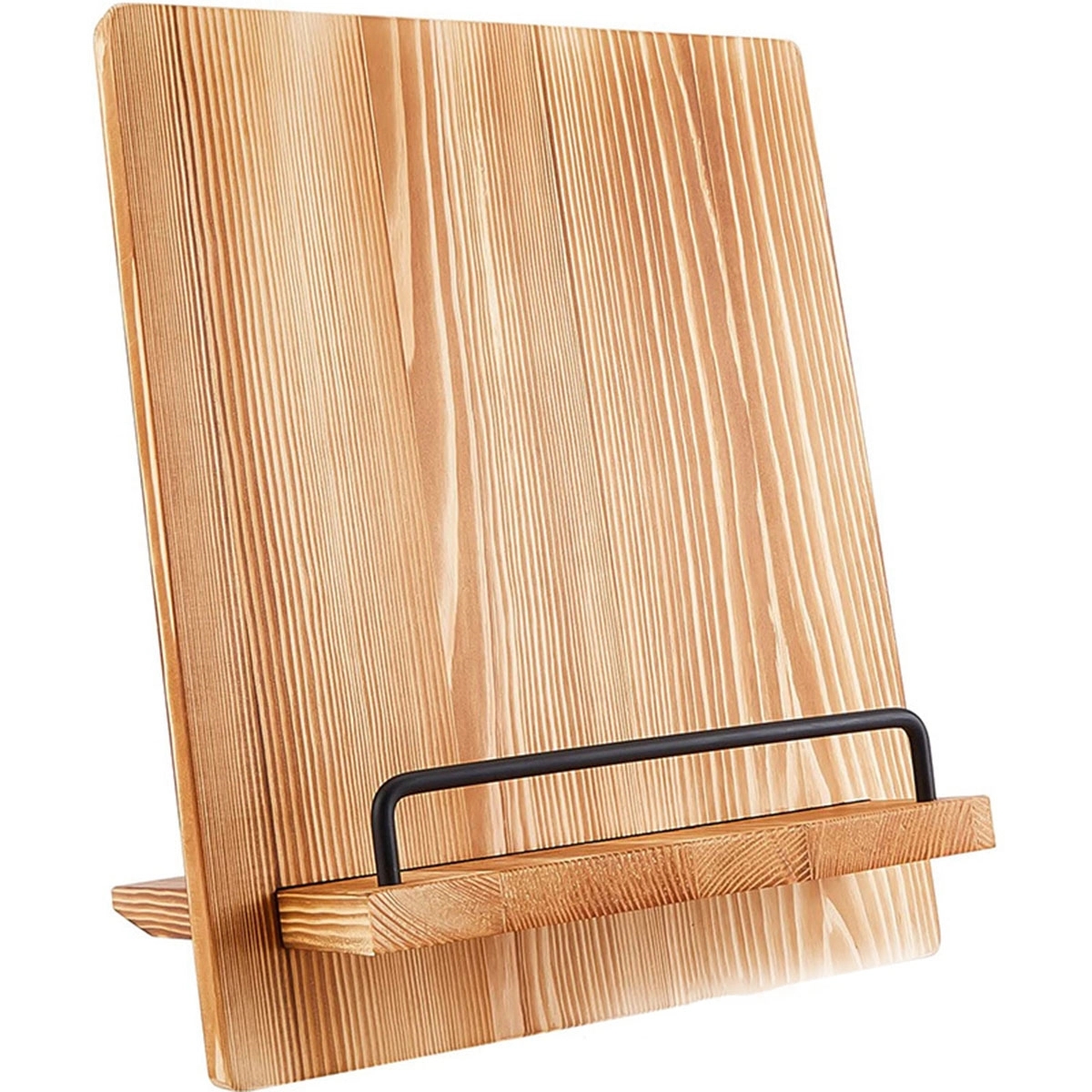 Wood Cookbook Stand For Kitchen 5