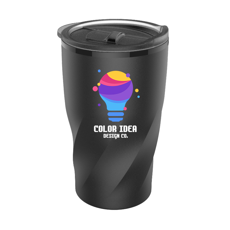 14oz Stainless Steel Twisting Tumbler with Lid 12