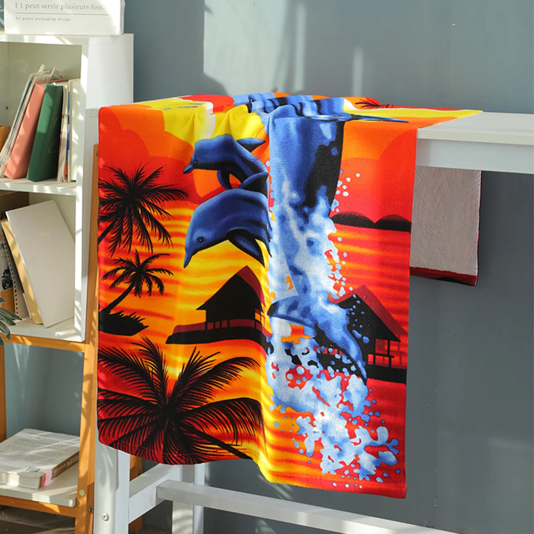 Sublimated Microfiber Beach Towel 7