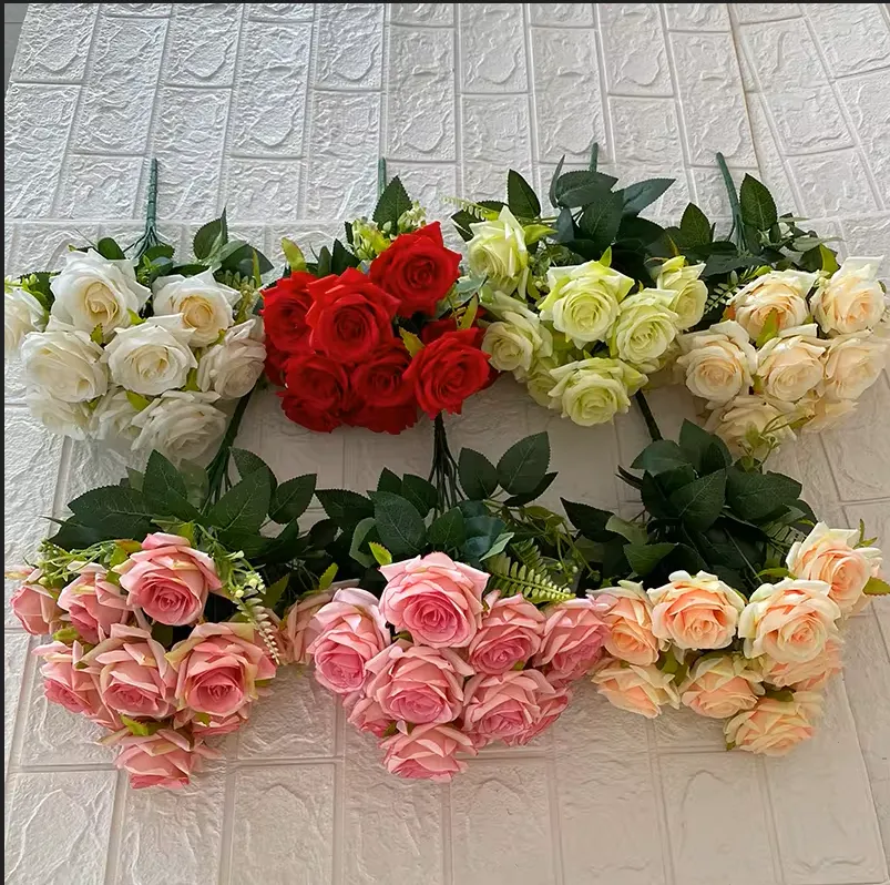 Carlita's Blooms Red Roses Artificial Flowers 2