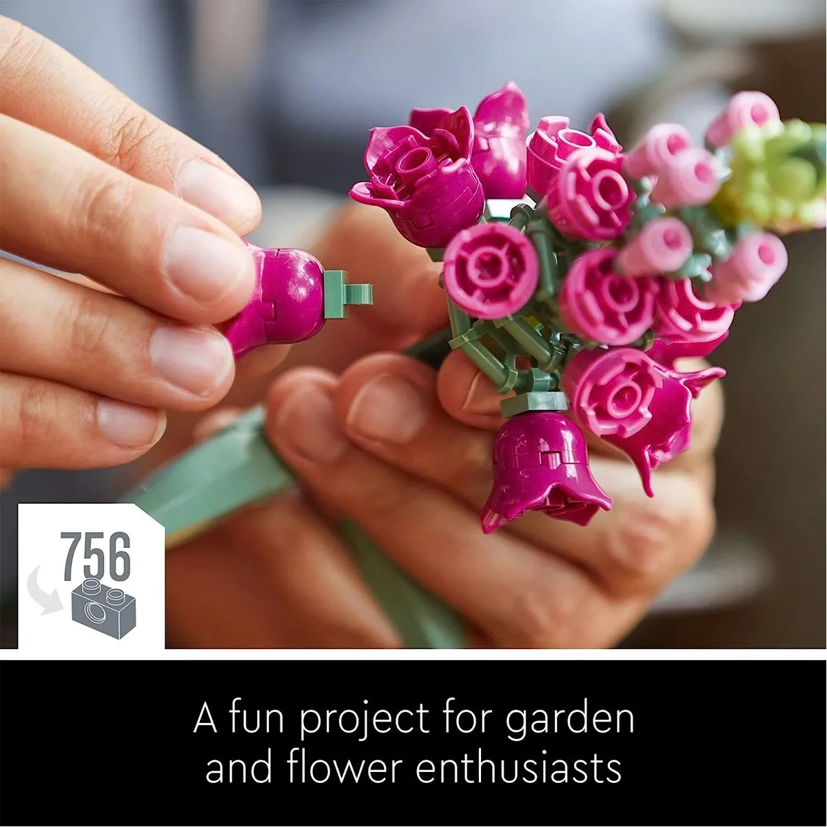 Botanical Collection Flower Bouquet Building Set 4