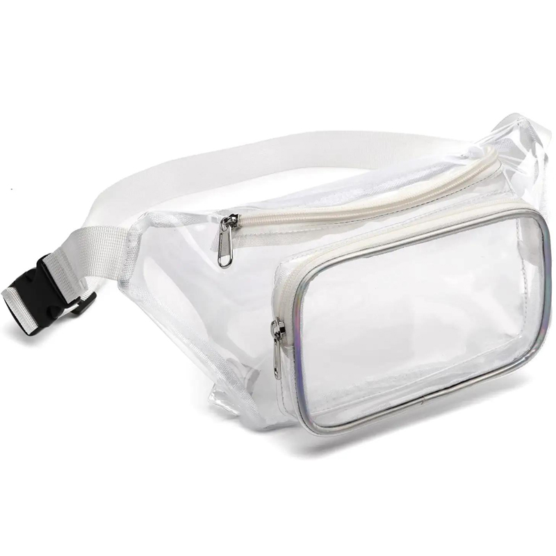 Zippered Clear Fanny Pack 3