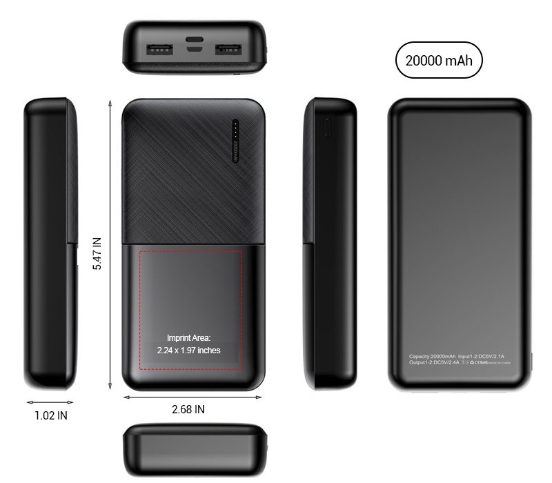 Dual USB Port Portable Power Bank 2