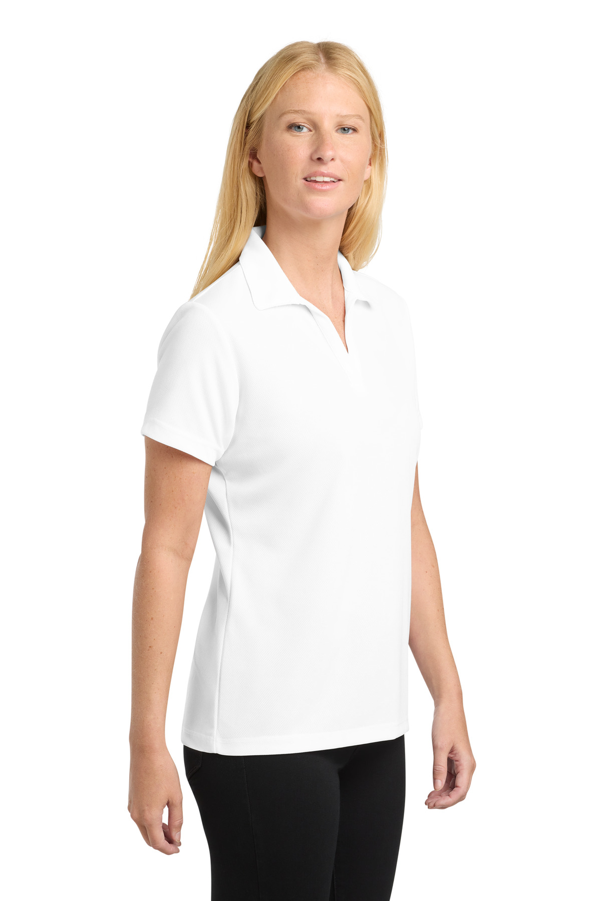 Sport-Tek Women's PosiCharge RacerMesh Polo. LST640 101