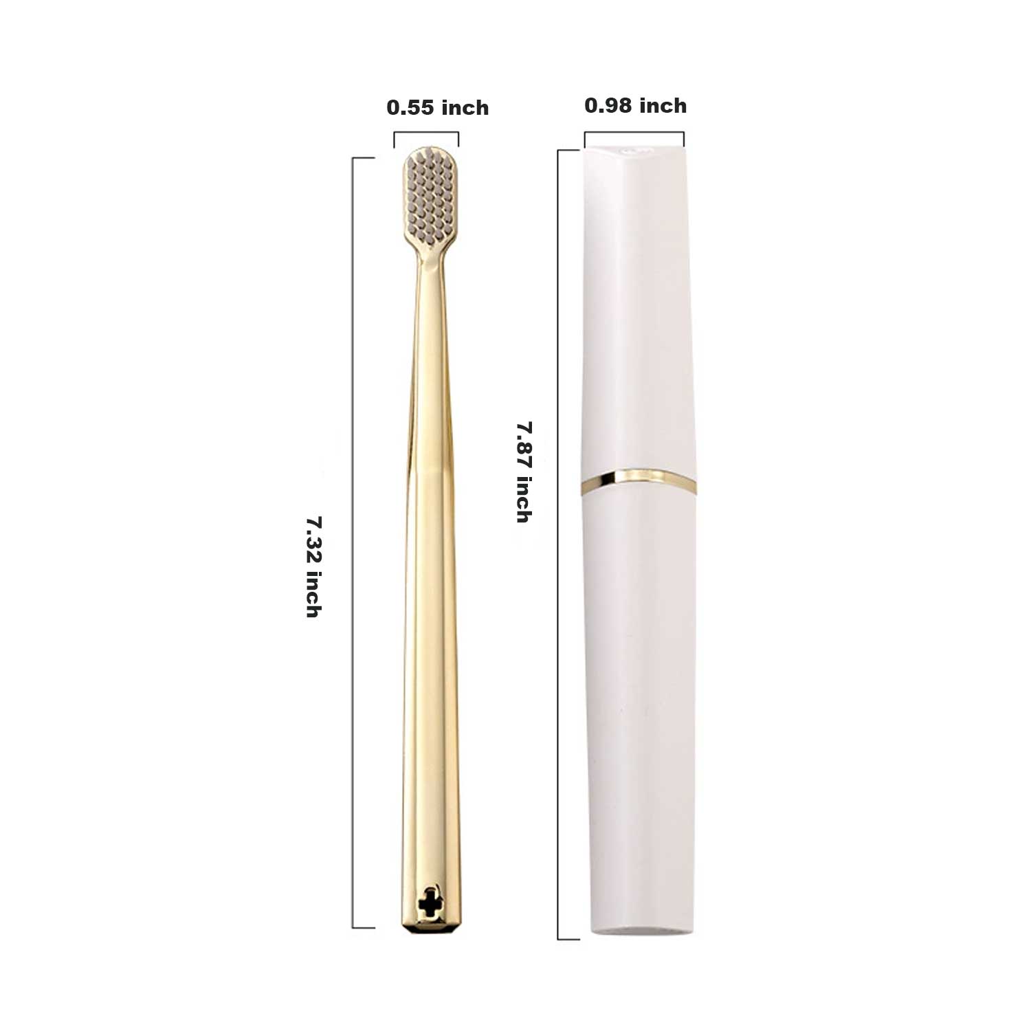Gold-Plated Soft Toothbrush - Gentle Gum Care 9